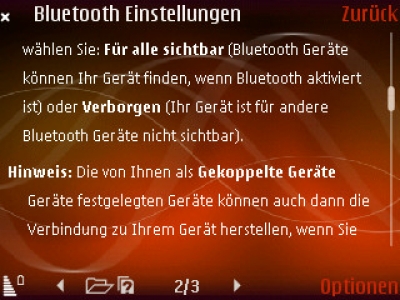 Nokia NSeries Hilfe